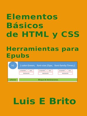 cover image of Elementos Basicos de HTML y CSS, Herramientas para Epubs